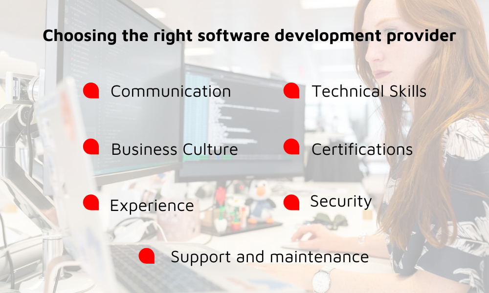 How to choose the right software development provider